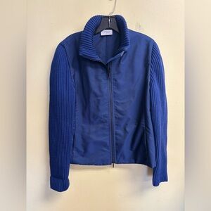 Akris Punto Royal Blue Zip-up
